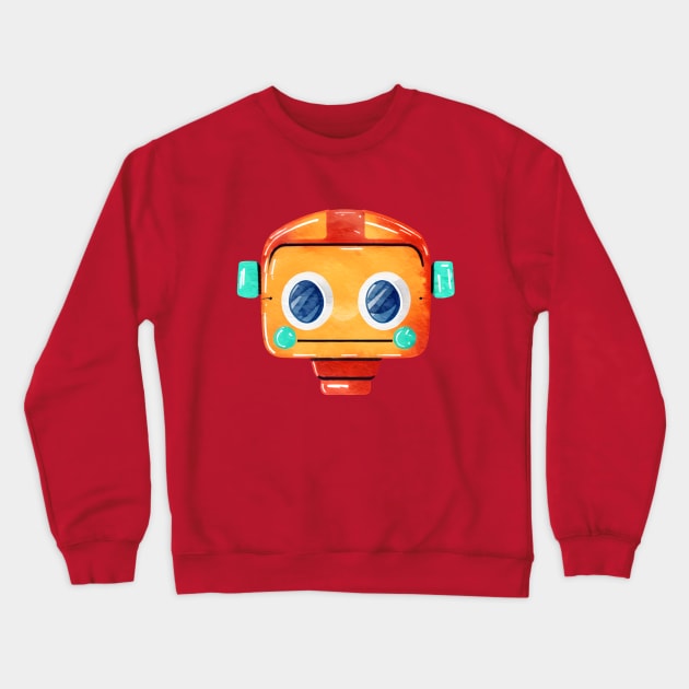 Thought Bot Crewneck Sweatshirt by Xie